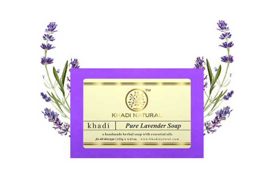 Khadi Natural Pure Lavender Soap 125gm